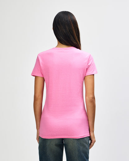 Gildan Heavy Cotton Ladies' T-Shirt - Azalea