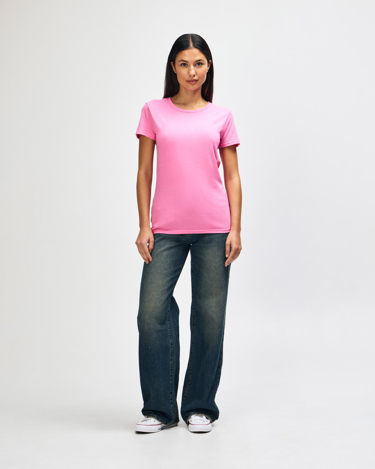 Gildan Heavy Cotton Ladies' T-Shirt - Azalea