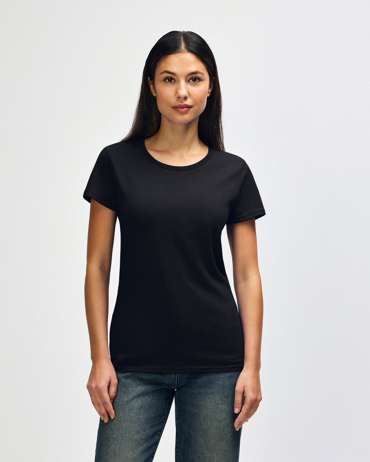 Gildan Heavy Cotton Ladies' T-Shirt - Black