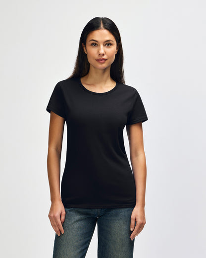 Gildan Heavy Cotton Ladies' T-Shirt - Black