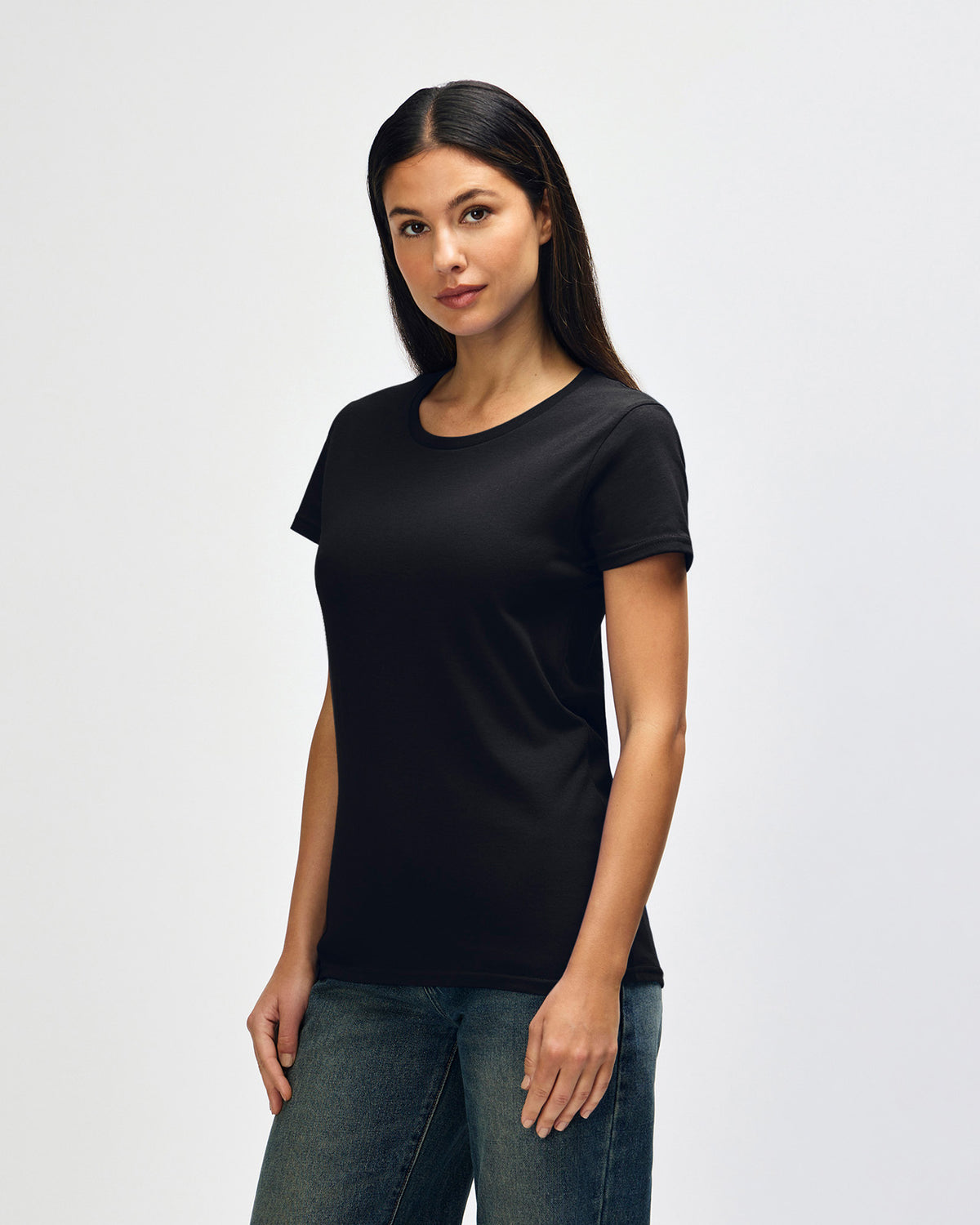 Gildan Heavy Cotton Ladies' T-Shirt - Black