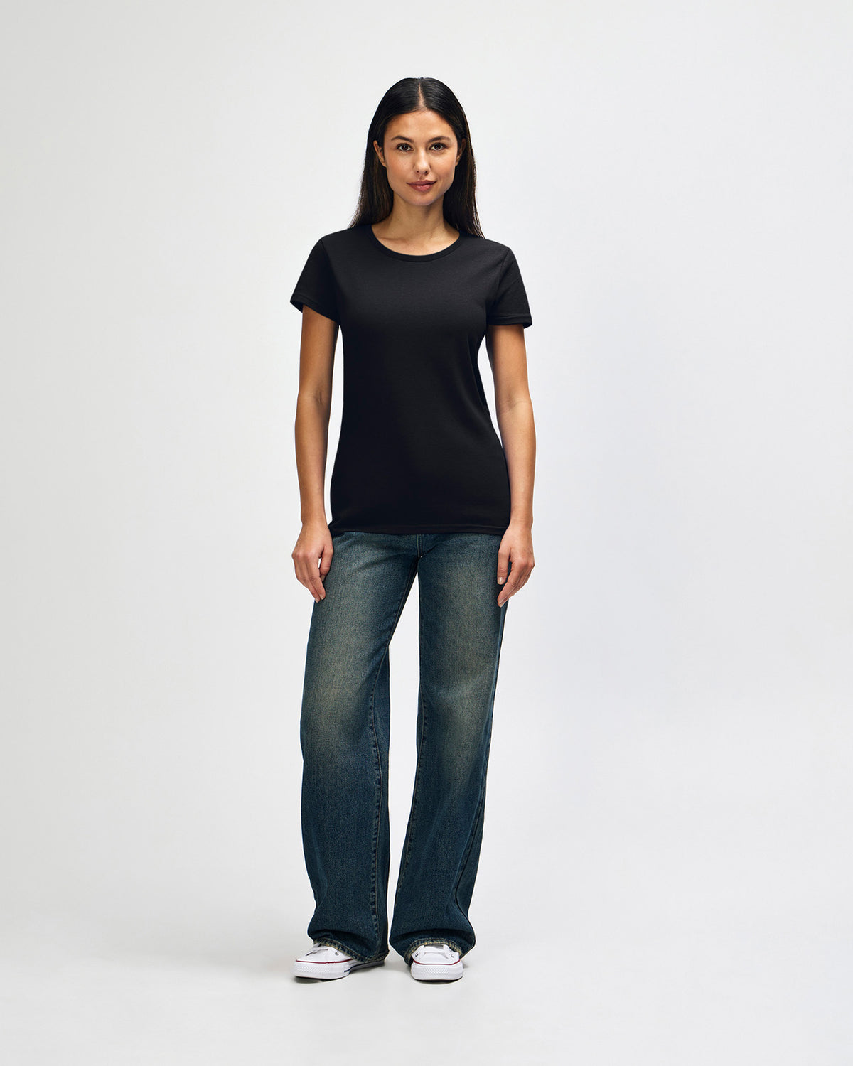 Gildan Heavy Cotton Ladies' T-Shirt - Black
