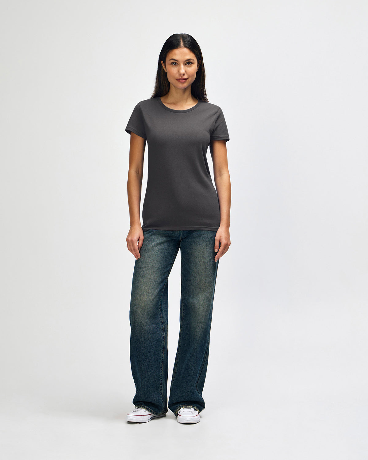Gildan Heavy Cotton Ladies' T-Shirt - Charcoal