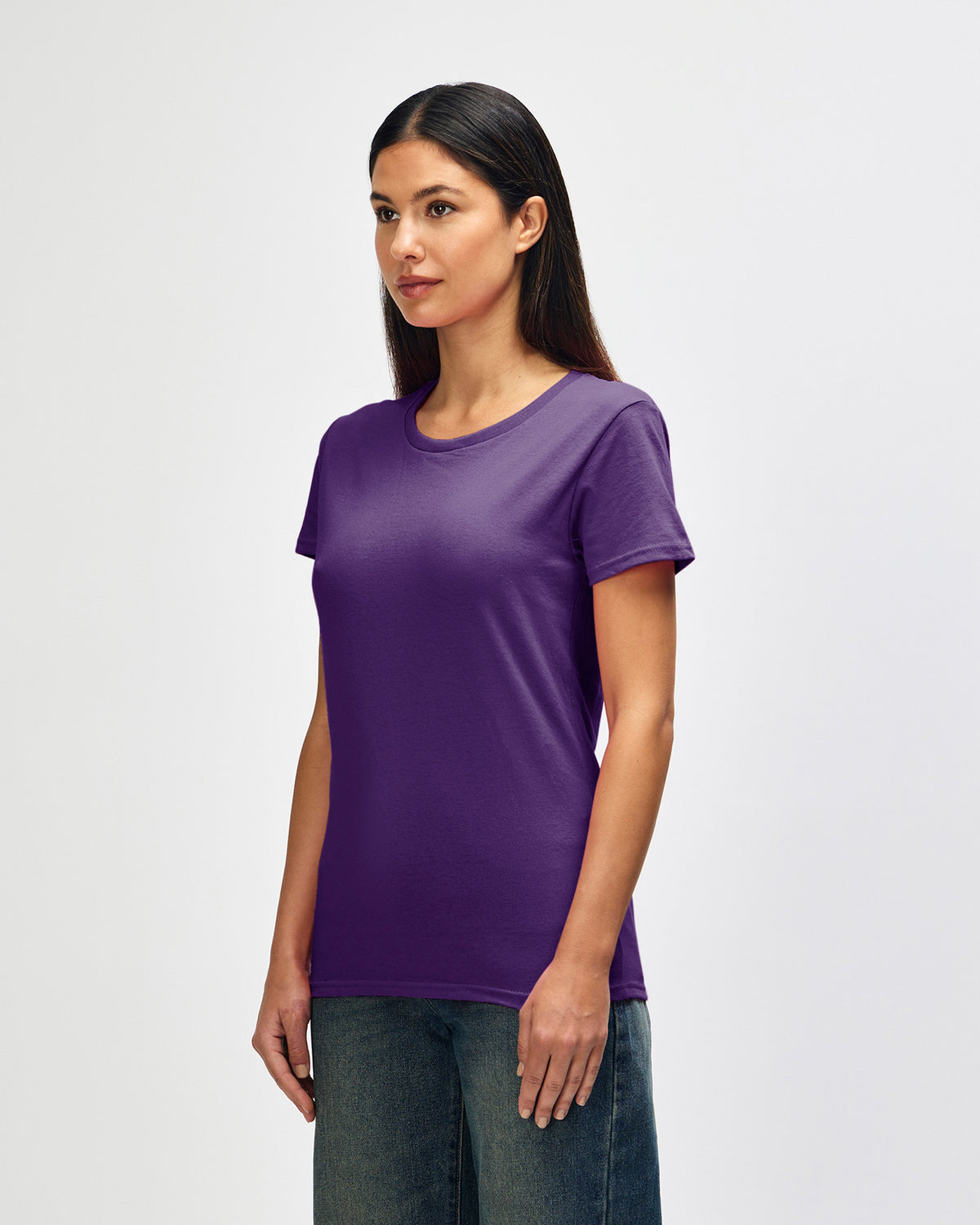 Gildan Heavy Cotton Ladies' T-Shirt - Purple