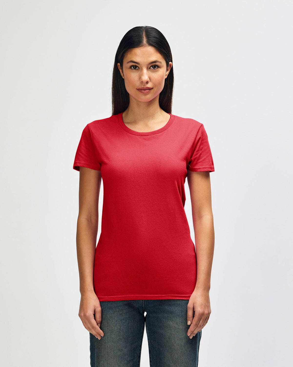 Gildan Heavy Cotton Ladies' T-Shirt - Red