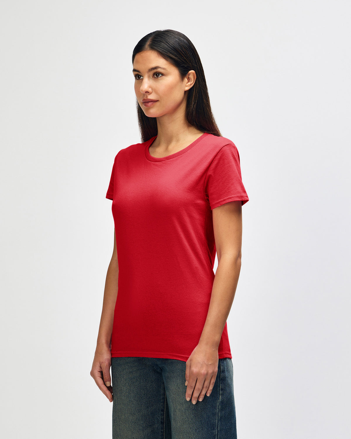 Gildan Heavy Cotton Ladies' T-Shirt - Red