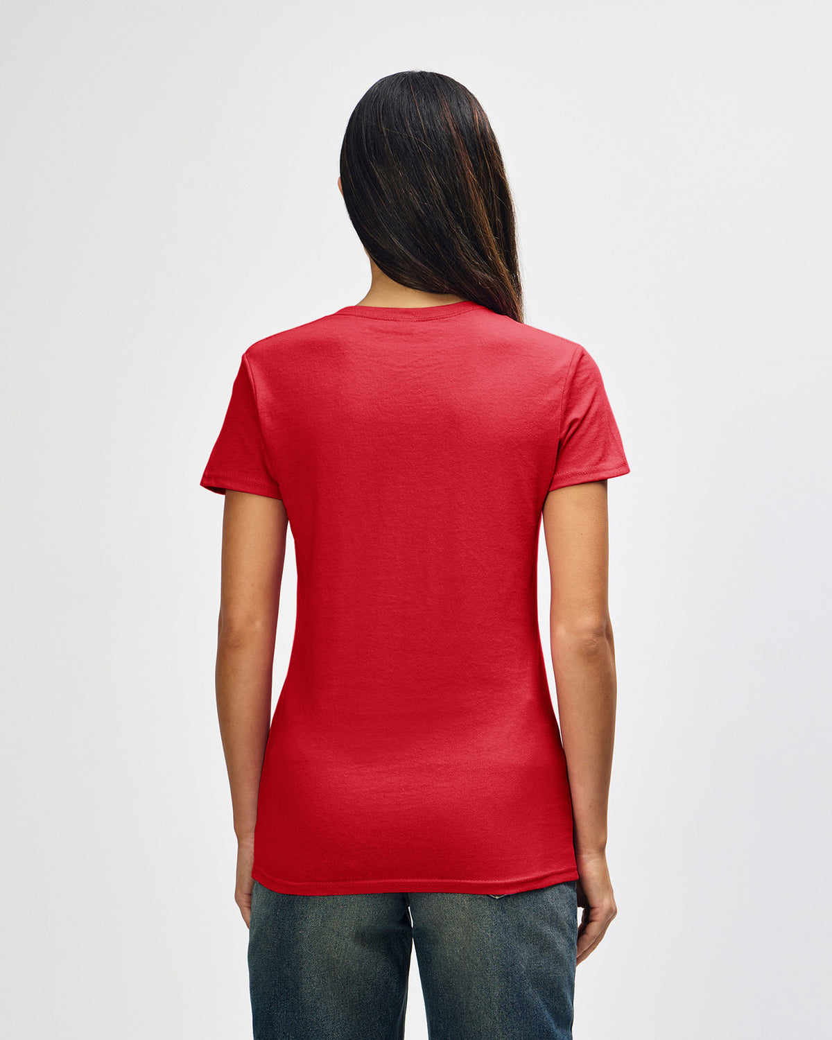 Gildan Heavy Cotton Ladies' T-Shirt - Red