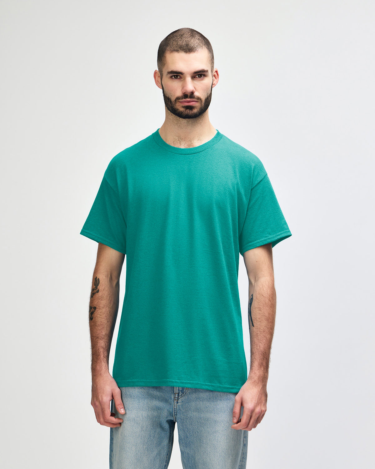 Gildan Heavy Cotton Adult T-Shirt - Antique Jade Dome