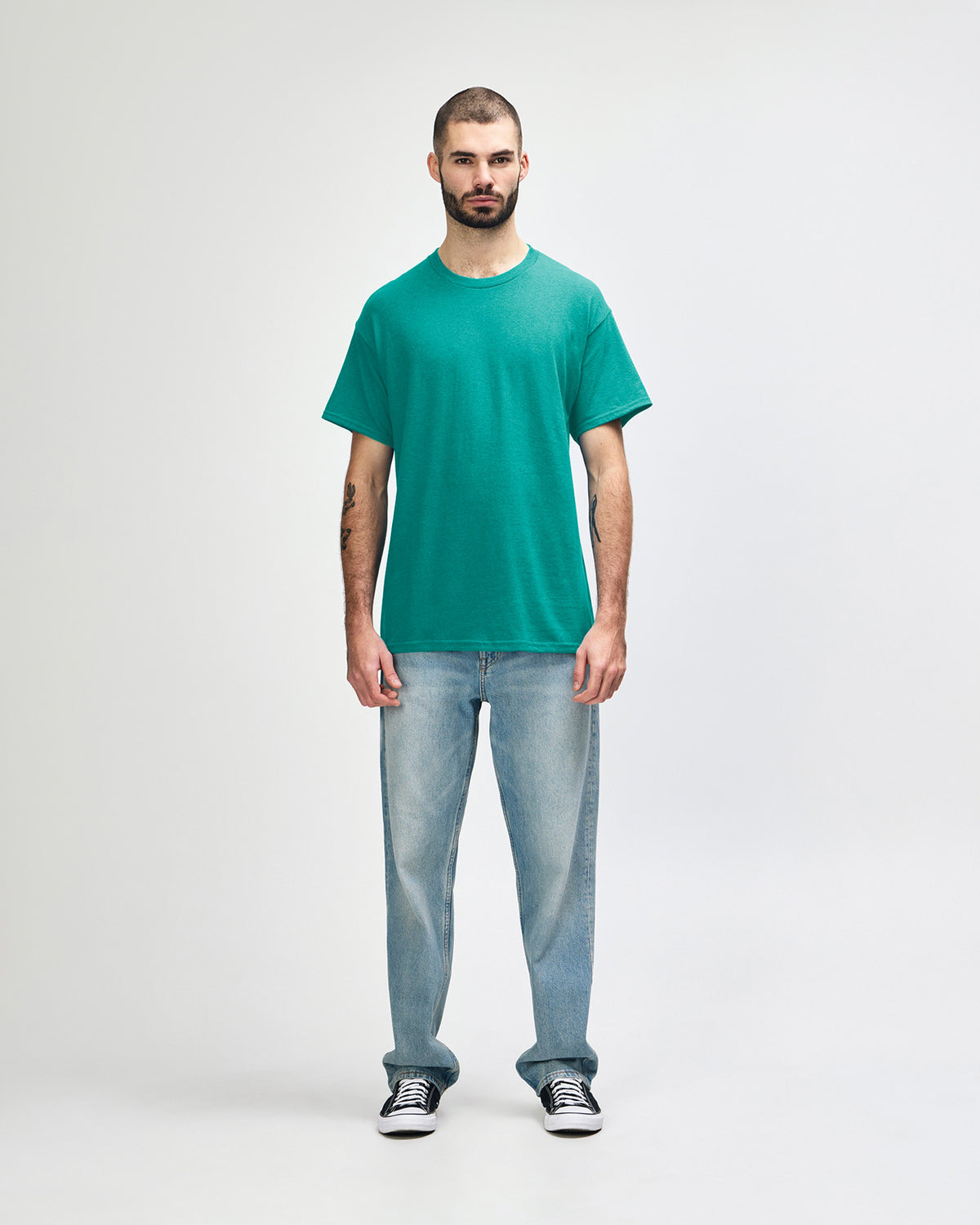 Gildan Heavy Cotton Adult T-Shirt - Antique Jade Dome