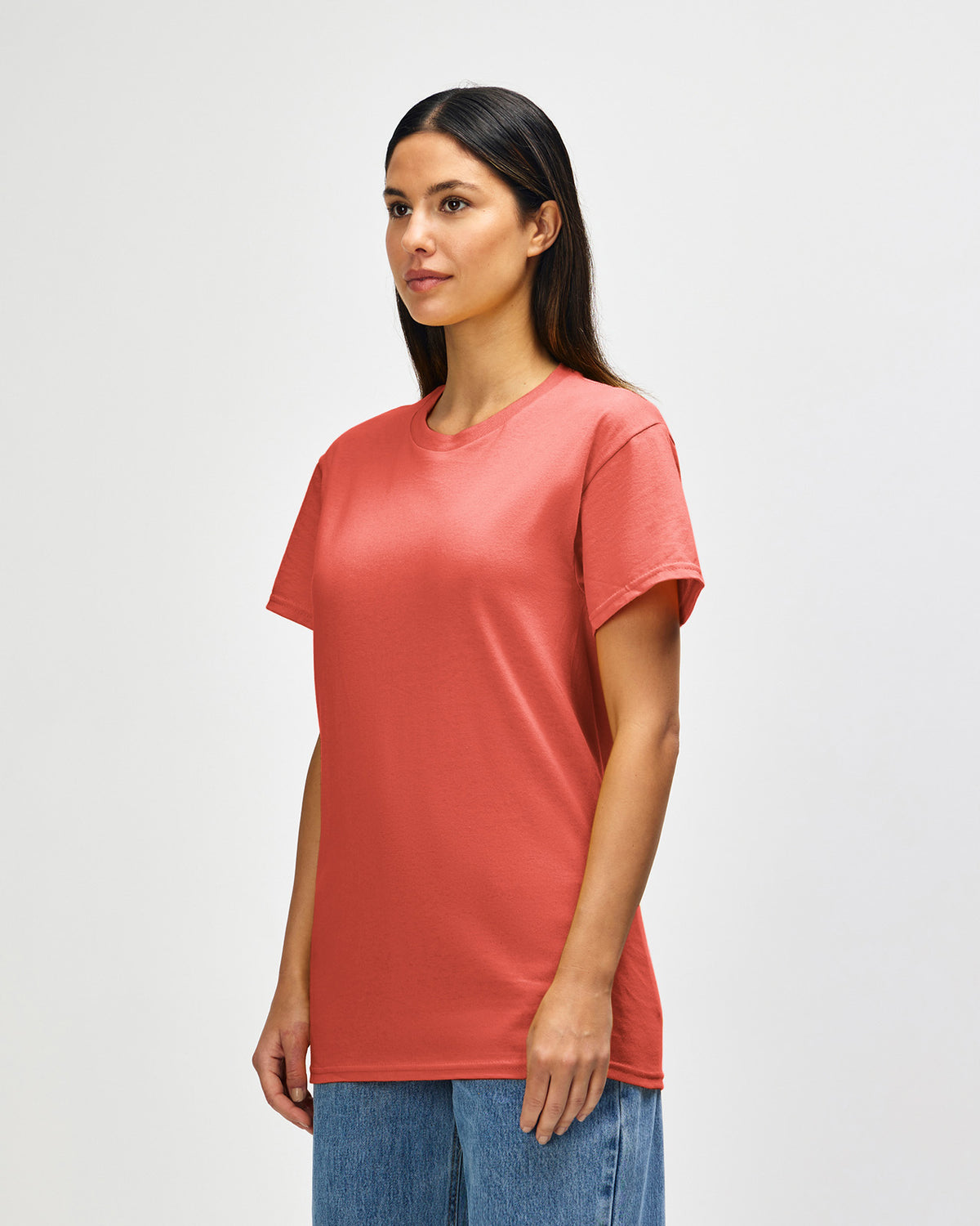 Gildan Heavy Cotton Adult T-Shirt - Coral Silk