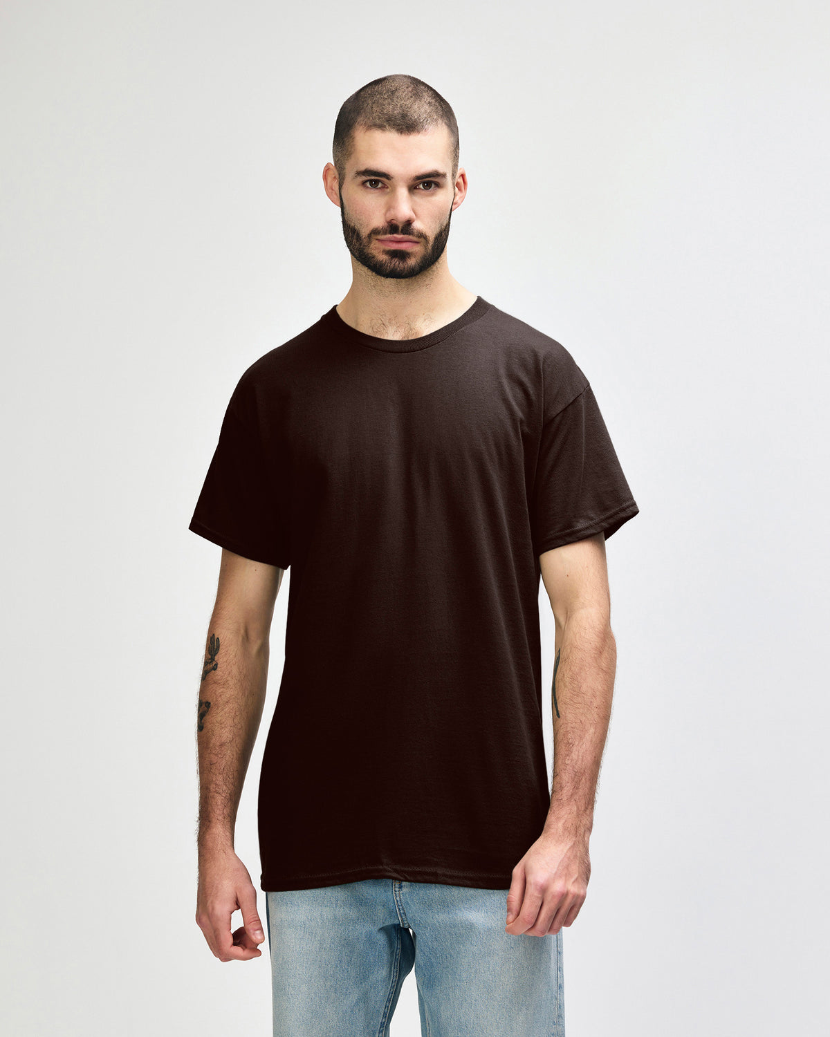 Gildan Heavy Cotton Adult T-Shirt - Dark Chocolate