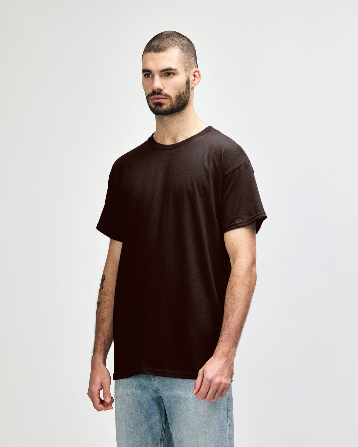 Gildan Heavy Cotton Adult T-Shirt - Dark Chocolate
