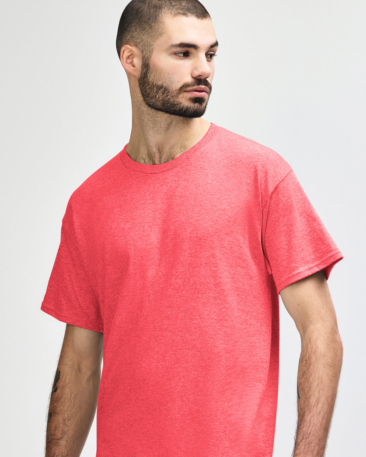 Gildan Heavy Cotton Adult T-Shirt - Heather Red