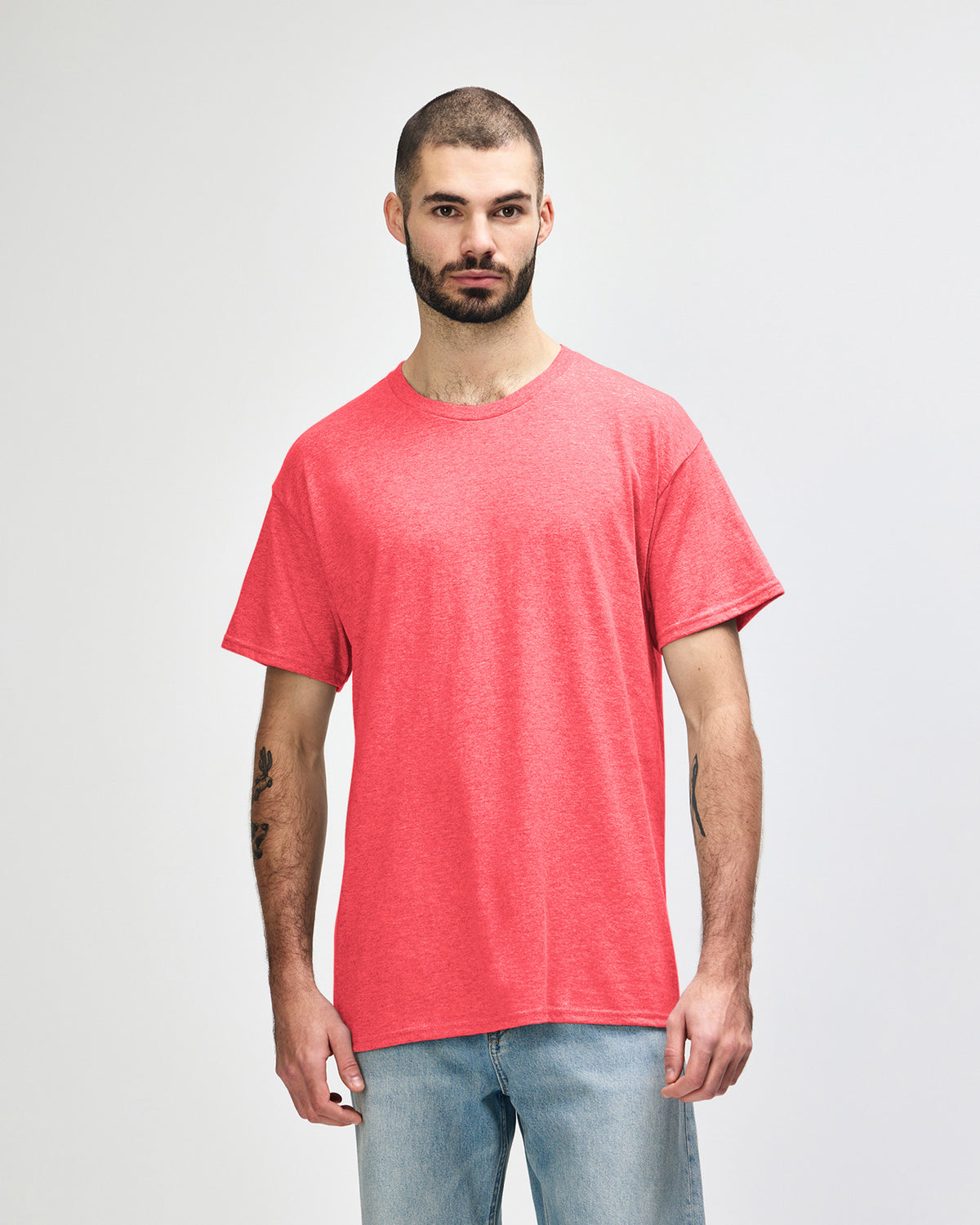 Gildan Heavy Cotton Adult T-Shirt - Heather Red
