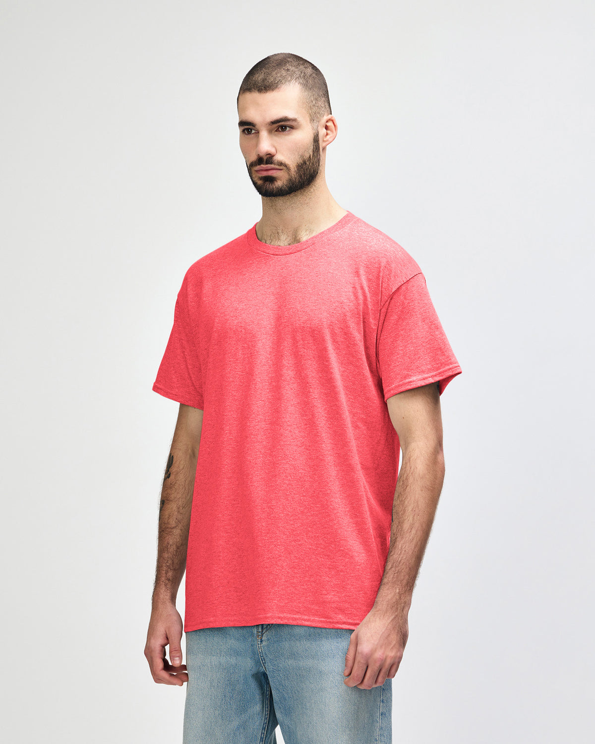 Gildan Heavy Cotton Adult T-Shirt - Heather Red