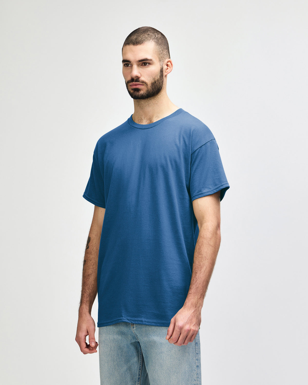 Gildan Heavy Cotton Adult T-Shirt - Indigo Blue