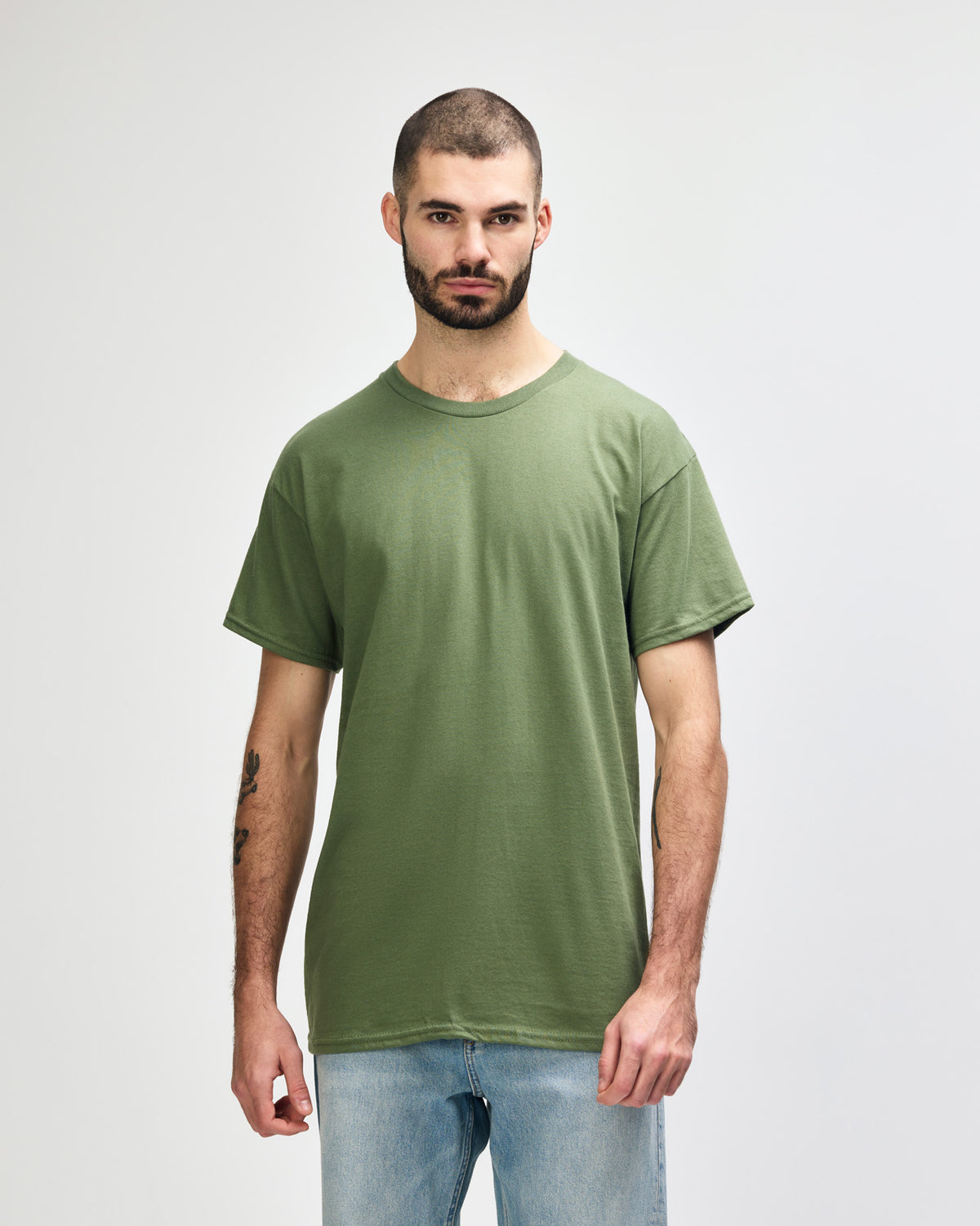 Gildan Heavy Cotton Adult T-Shirt - Military Green