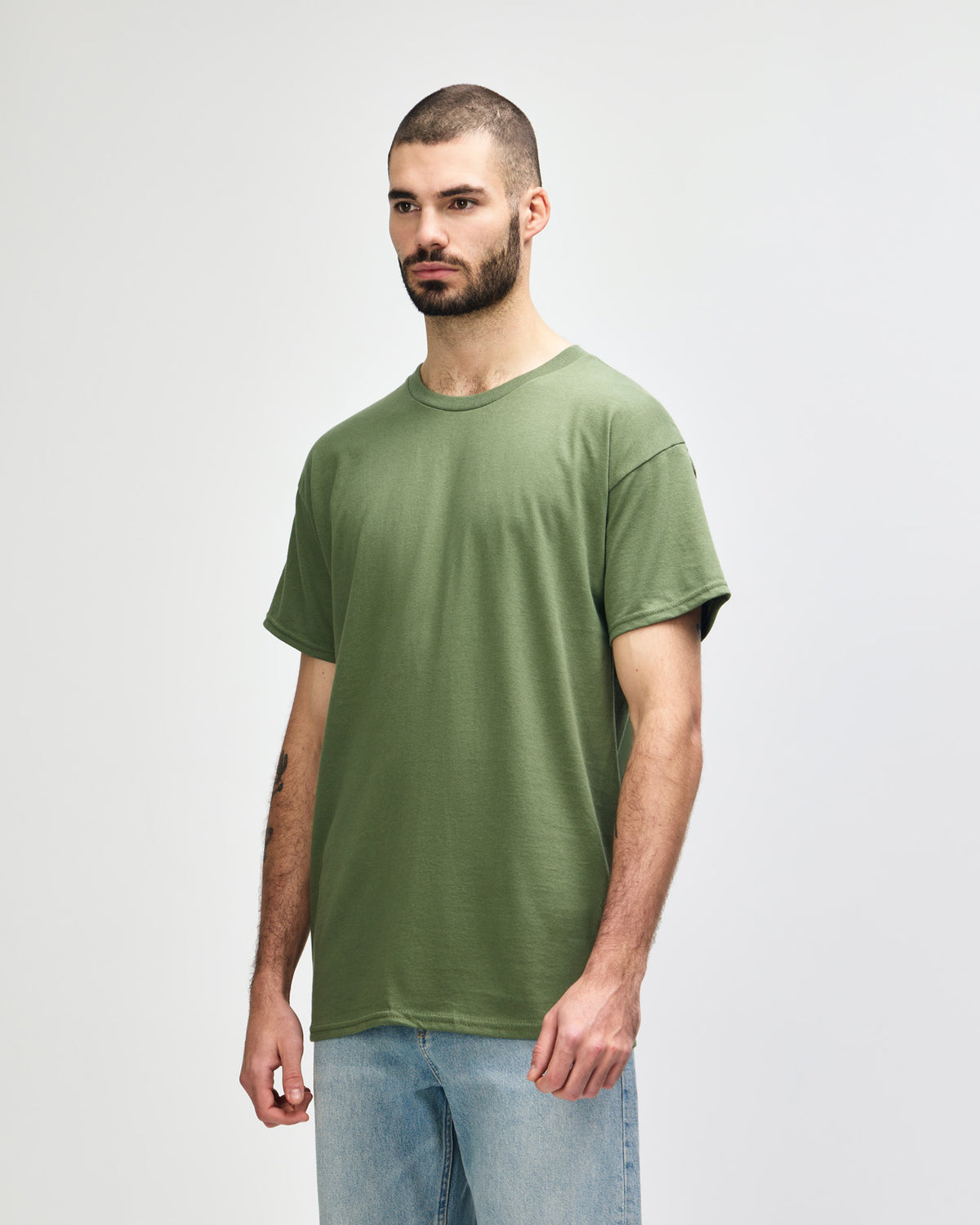 Gildan Heavy Cotton Adult T-Shirt - Military Green