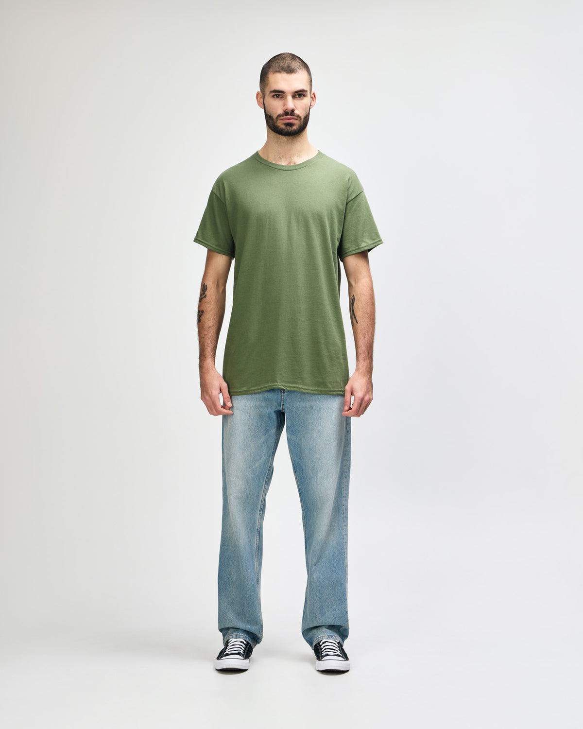 Gildan Heavy Cotton Adult T-Shirt - Military Green