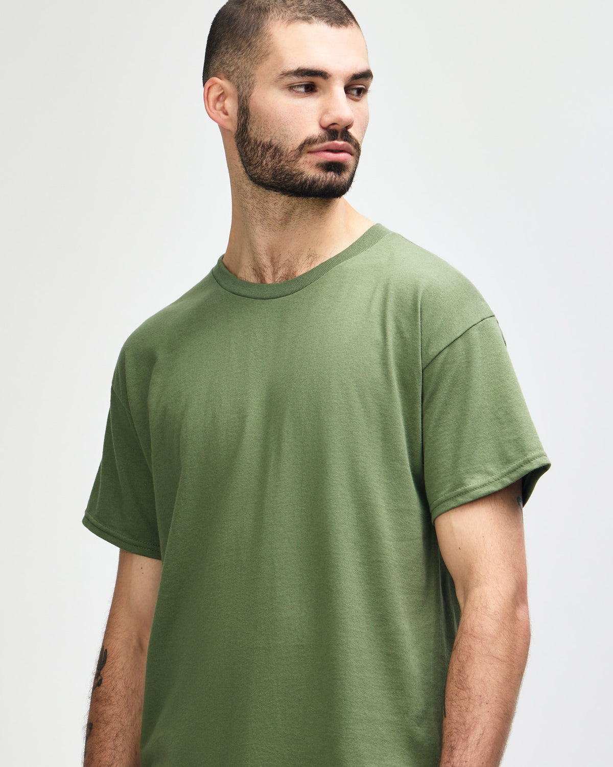 Gildan Heavy Cotton Adult T-Shirt - Military Green