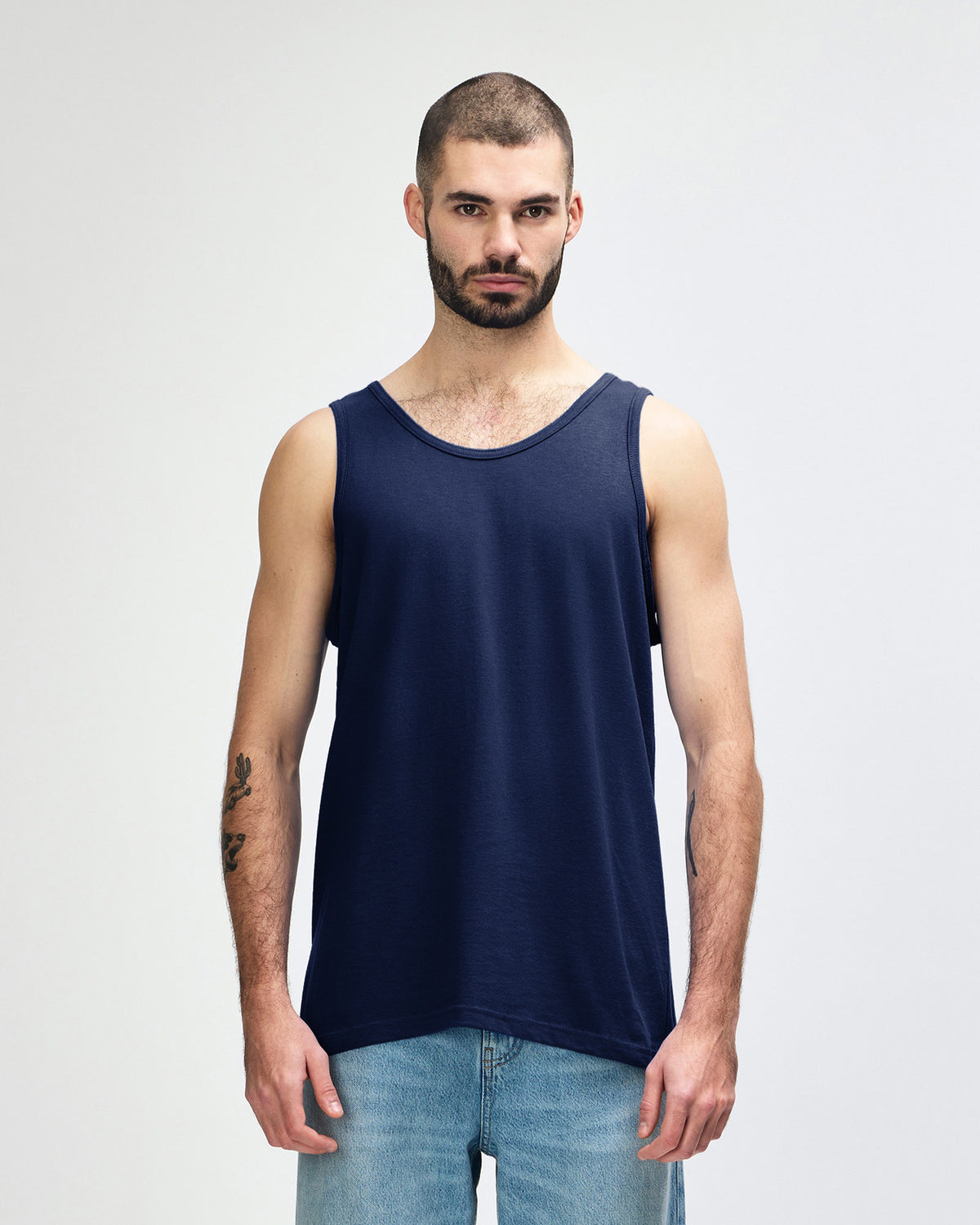 Gildan Heavy Cotton Adult Tank Top - Navy