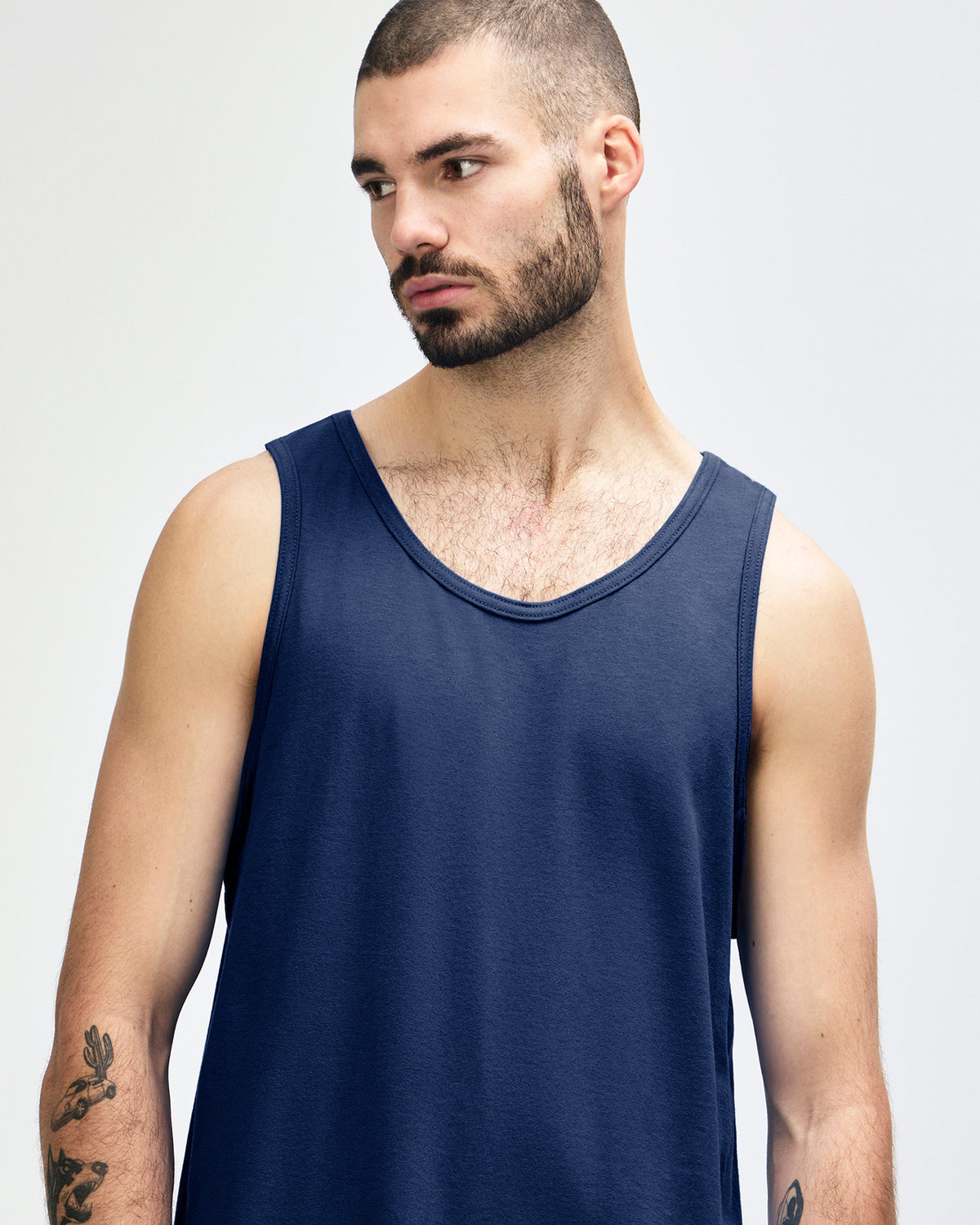 Gildan Heavy Cotton Adult Tank Top - Navy