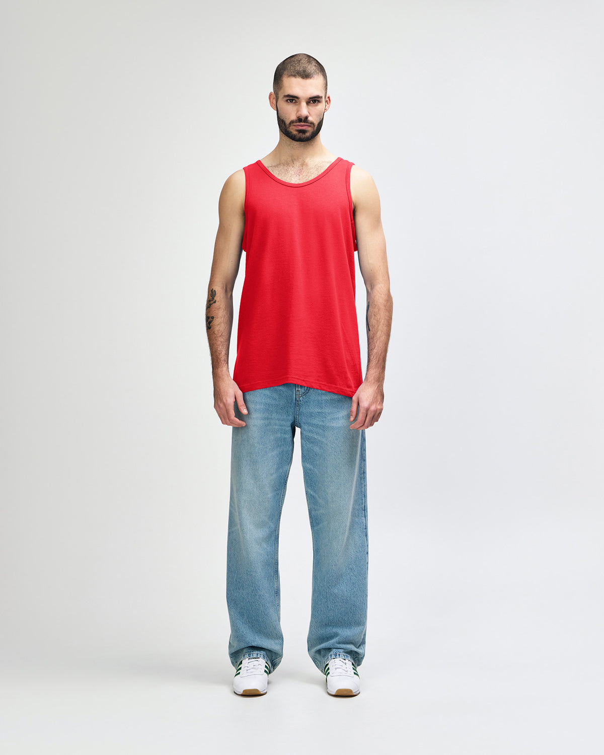 Gildan Heavy Cotton Adult Tank Top - Red