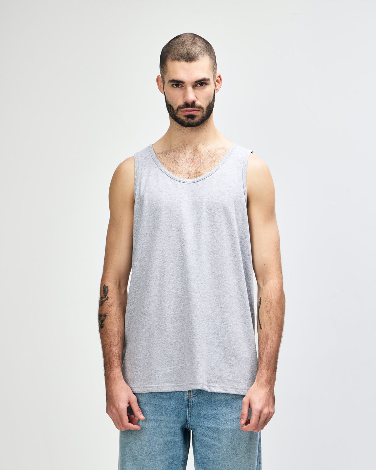 Gildan Heavy Cotton Adult Tank Top - Sport Grey