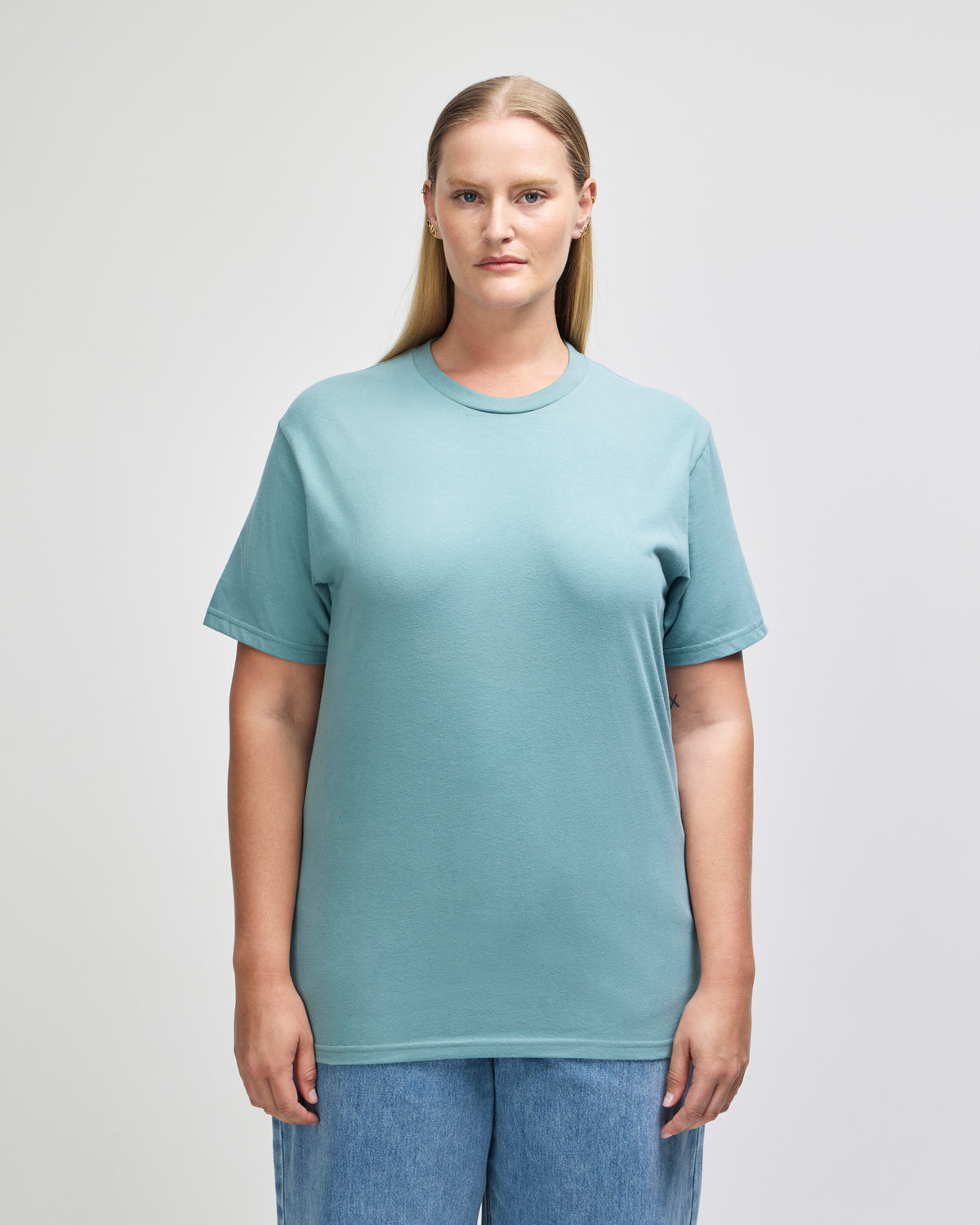 American Apparel Sueded Unisex Short Sleeve T-shirt - Arctic