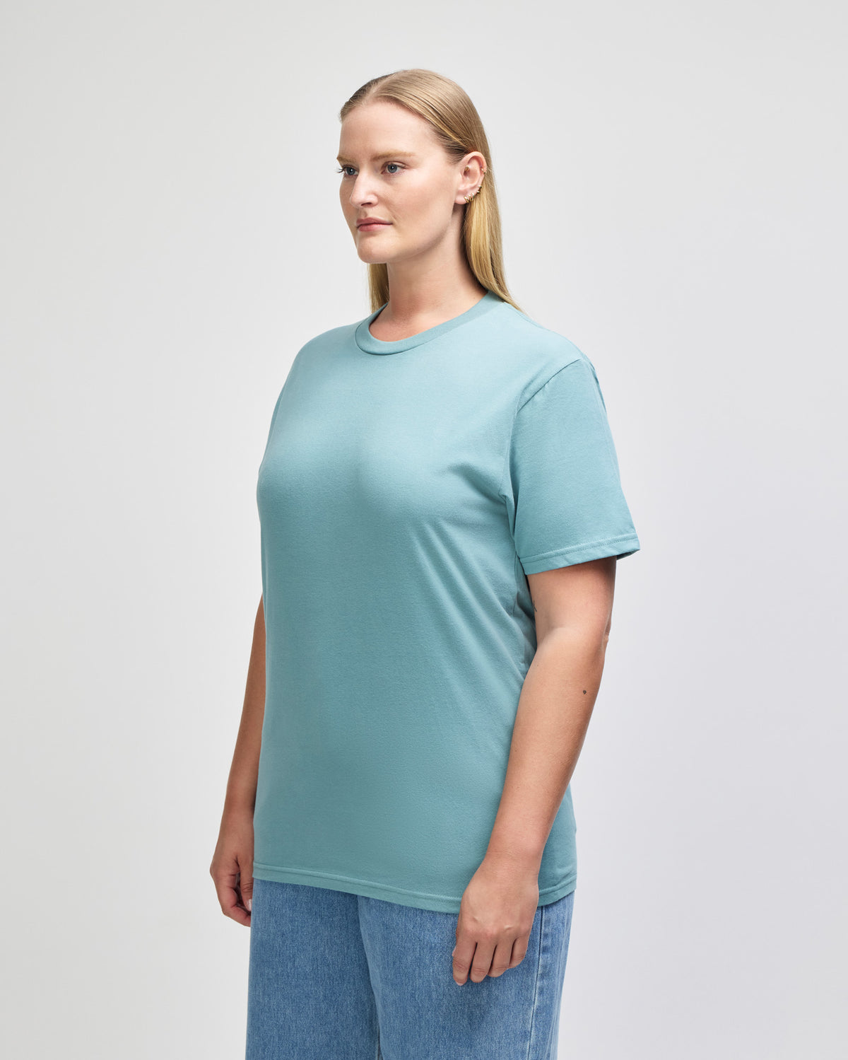 American Apparel Sueded Unisex Short Sleeve T-shirt - Arctic