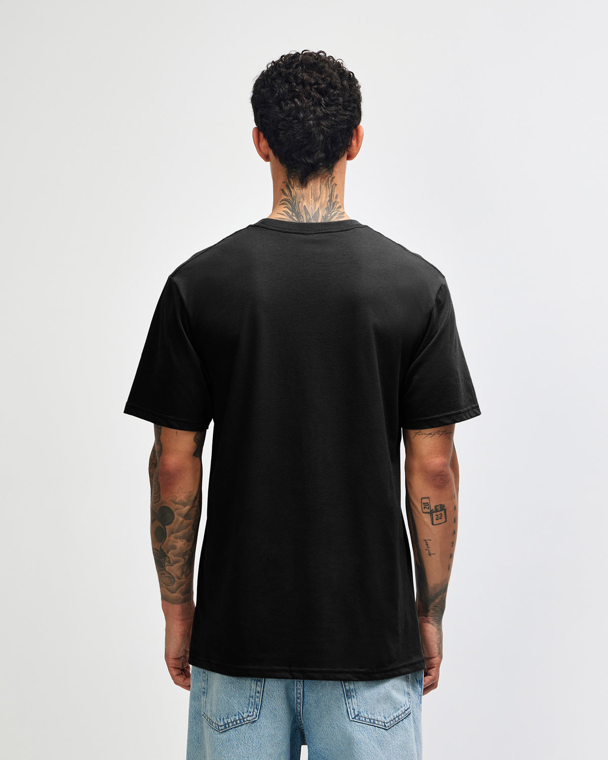 American Apparel Sueded Unisex Short Sleeve T-shirt - Black