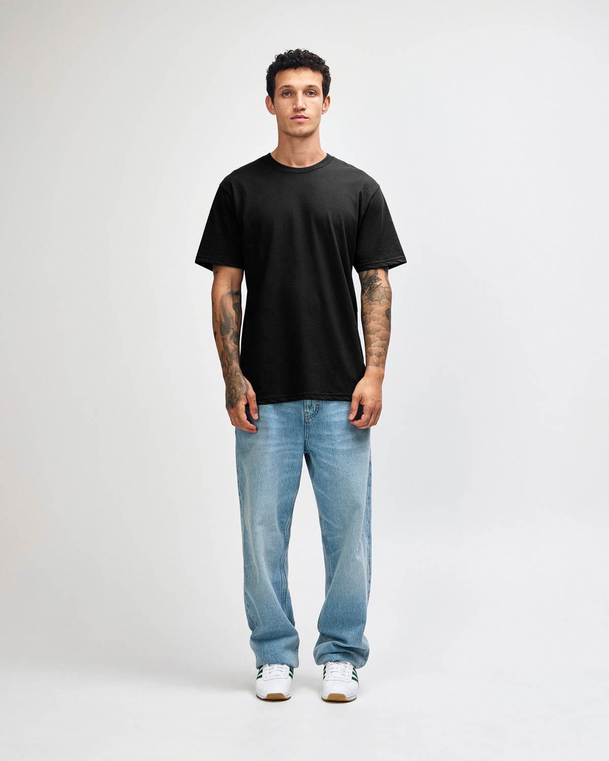 American Apparel Sueded Unisex Short Sleeve T-shirt - Black