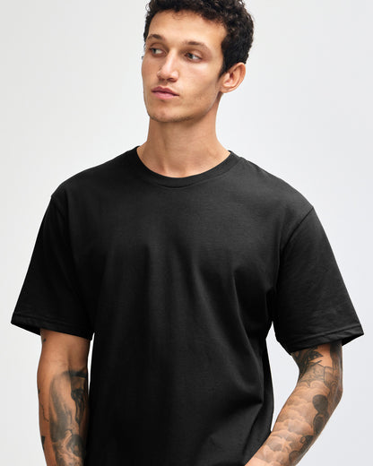 American Apparel Sueded Unisex Short Sleeve T-shirt - Black