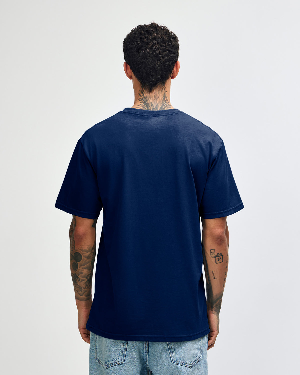 American Apparel Sueded Unisex Short Sleeve T-shirt - Navy