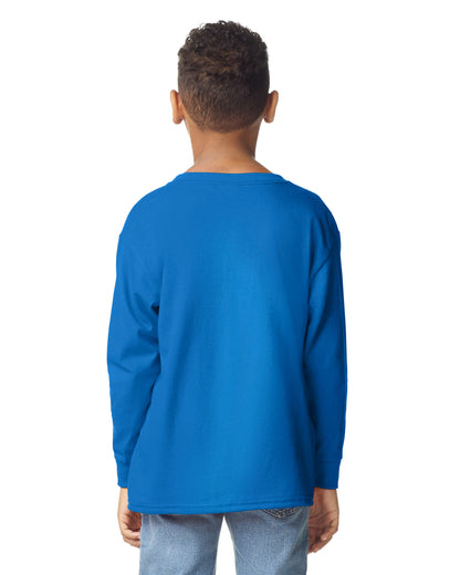 Gildan Heavy Cotton Youth Long Sleeve T-shirt - Royal