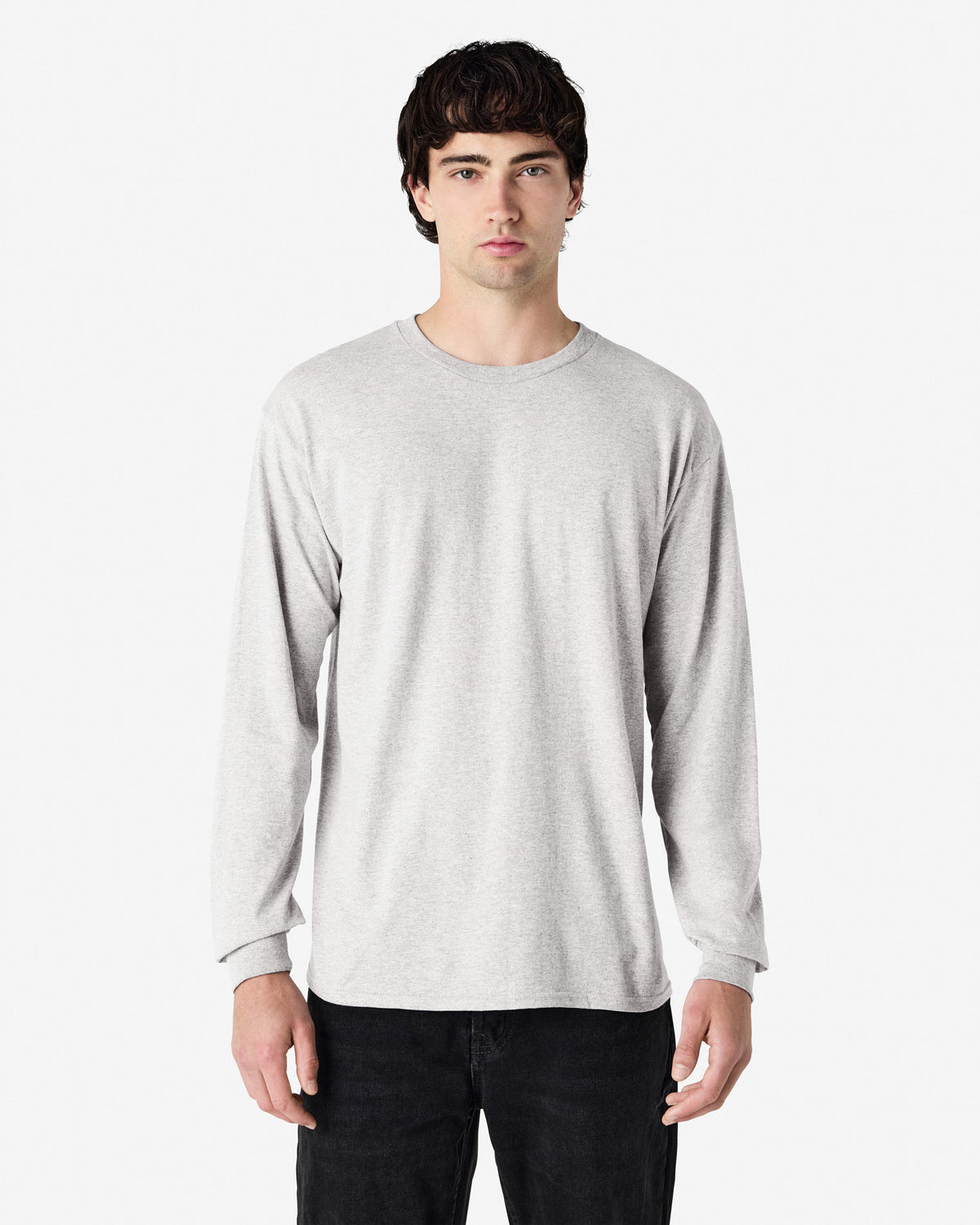 Gildan Heavy Cotton Adult Long Sleeve T-Shirt - Ash
