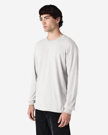 Gildan Heavy Cotton Adult Long Sleeve T-Shirt - Ash