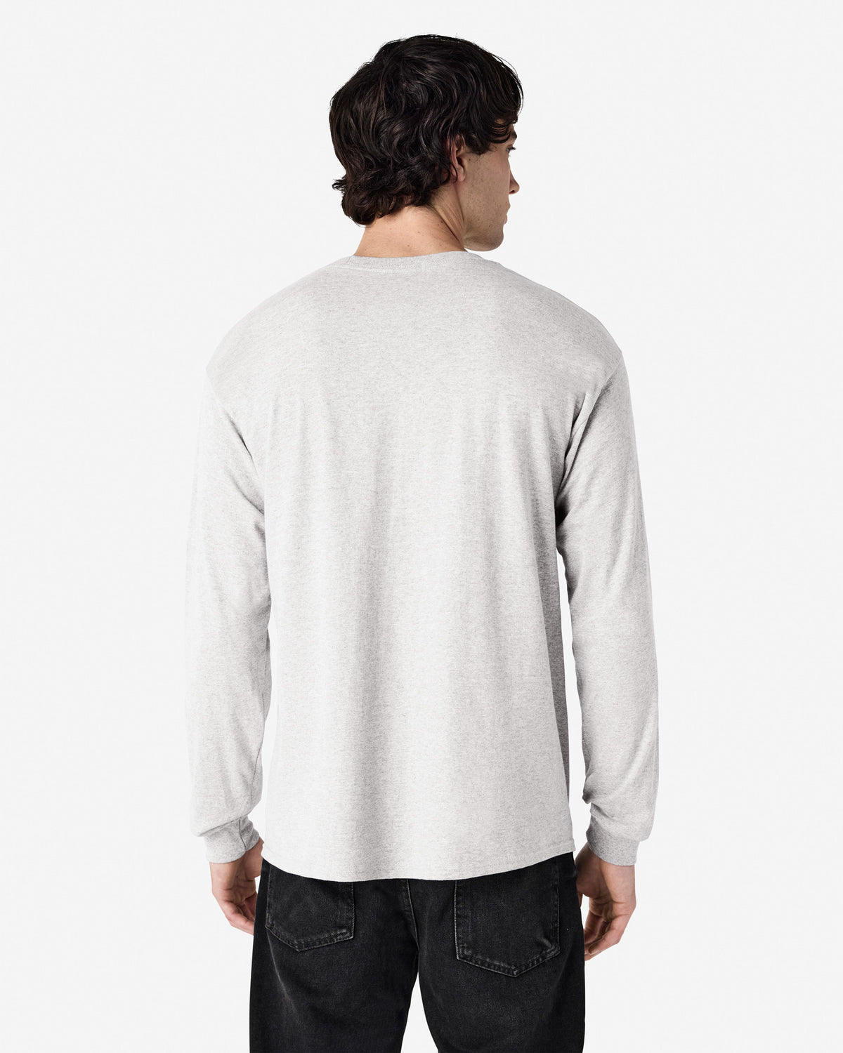 Gildan Heavy Cotton Adult Long Sleeve T-Shirt - Ash