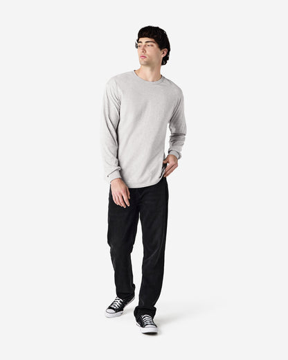 Gildan Heavy Cotton Adult Long Sleeve T-Shirt - Ash