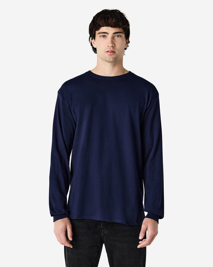 Gildan Heavy Cotton Adult Long Sleeve T-Shirt - Navy