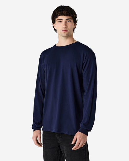 Gildan Heavy Cotton Adult Long Sleeve T-Shirt - Navy