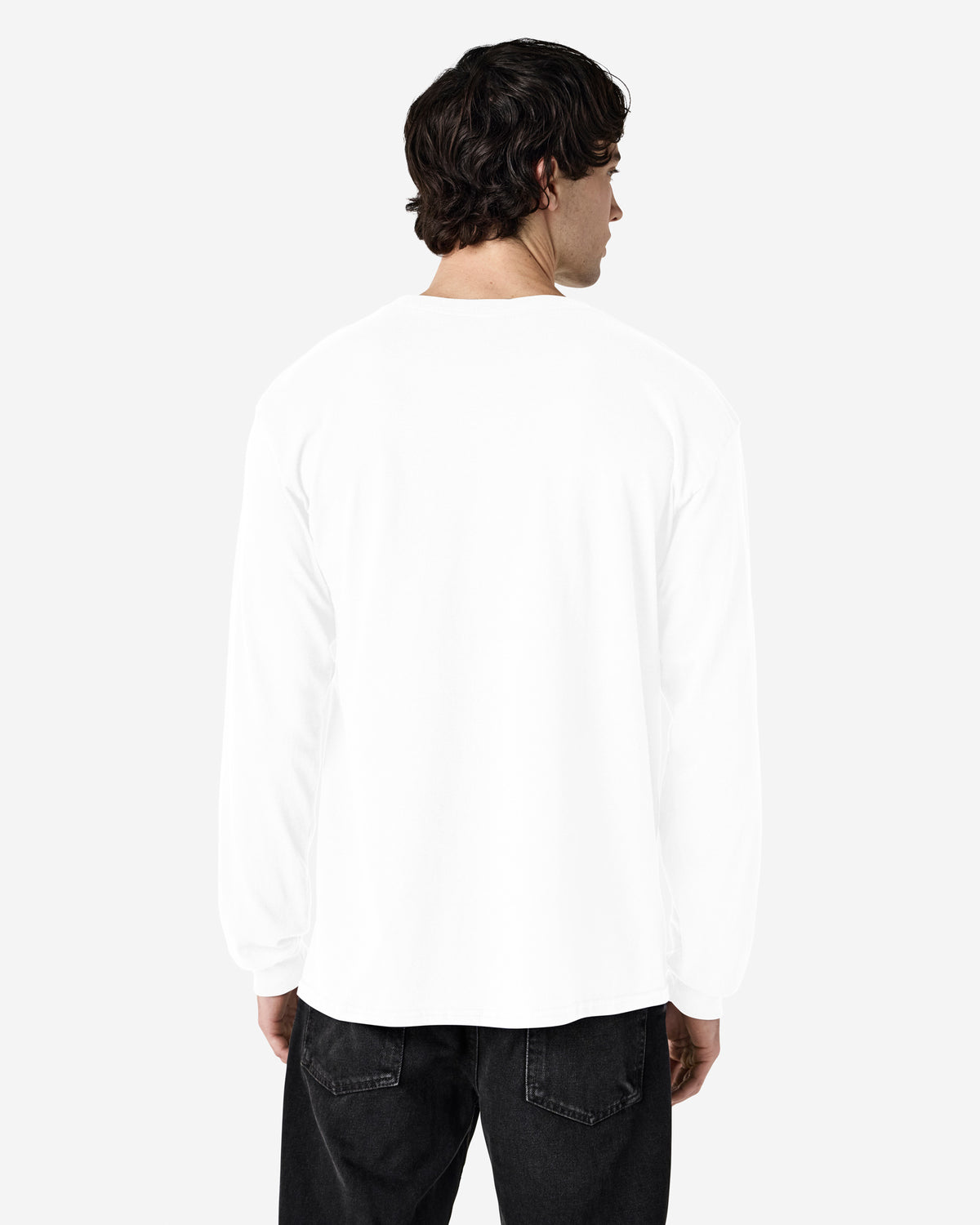 Gildan Heavy Cotton Adult Long Sleeve T-Shirt - White