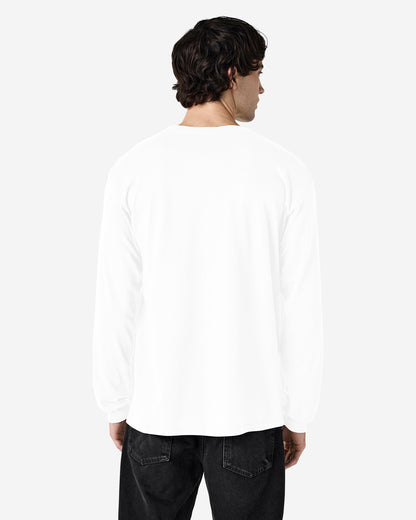 Gildan Heavy Cotton Adult Long Sleeve T-Shirt - White