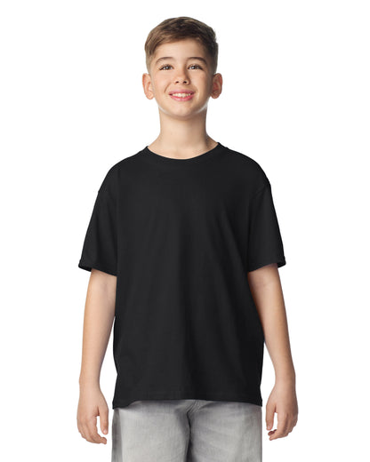 Gildan Youth Softstyle Short Sleeve T-shirt - Black