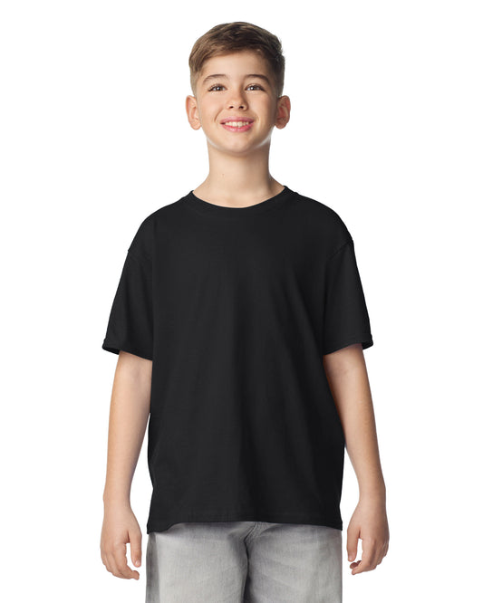 Gildan Youth Softstyle Short Sleeve T-shirt - Black