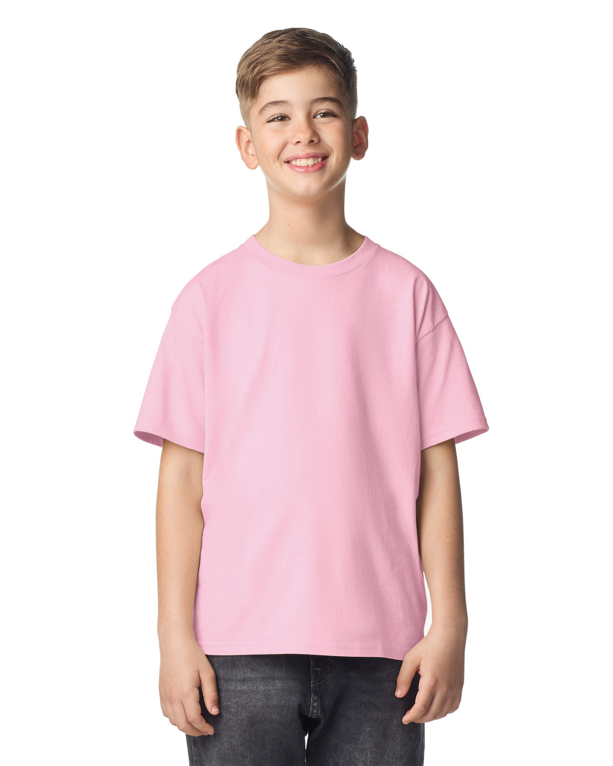 Gildan Youth Softstyle Short Sleeve T-shirt - Light Pink