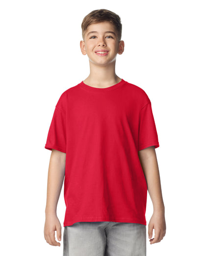 Gildan Youth Softstyle Short Sleeve T-shirt - Red