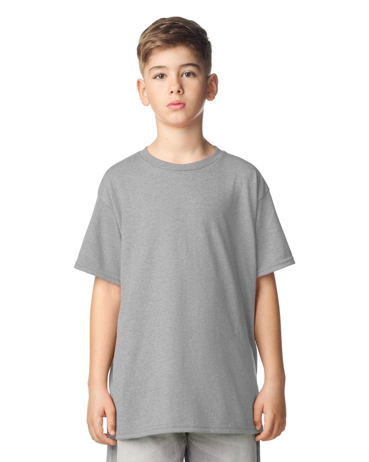 Gildan Youth Softstyle Short Sleeve T-shirt - Sport Grey