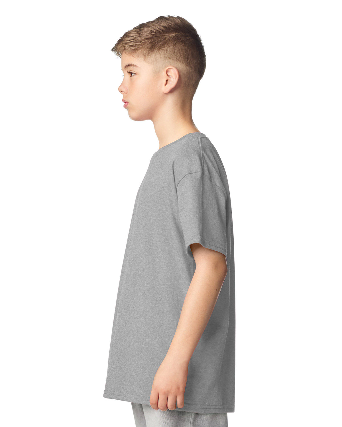 Gildan Youth Softstyle Short Sleeve T-shirt - Sport Grey