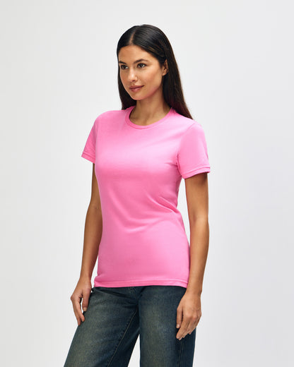 Gildan Softstyle Ladies' T-Shirt - Azalea